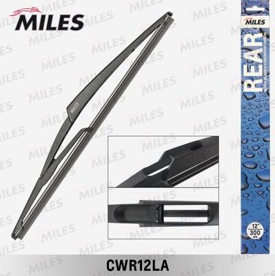 Miles CWR12LA - Щётка стеклоочистителя 300 мм 12 задняя autodnr.net