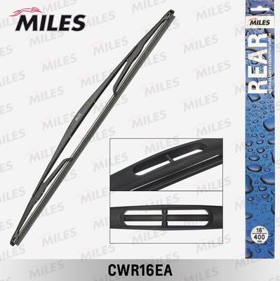 Miles CWR16EA - Щётка стеклоочистителя 400 мм 16 задняя autodnr.net