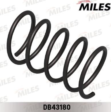 Miles DB43180 - Пружина подвески TOYOTA AVENSIS 1.6-1.8 97-03 передняя autodnr.net