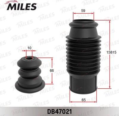Miles DB47021 - Пылезащитный комплект, амортизатор avtokuzovplus.com.ua