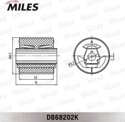 Miles DB68202K - Ремонтный комплект, рычаг подвески avtokuzovplus.com.ua