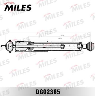 Miles DG02365 - Амортизатор avtokuzovplus.com.ua