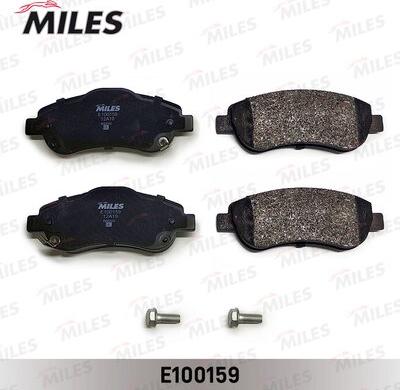 Miles E100159 - Гальмівні колодки, дискові гальма autocars.com.ua