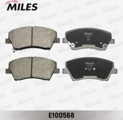 Miles E100568 - Тормозные колодки, дисковые, комплект avtokuzovplus.com.ua