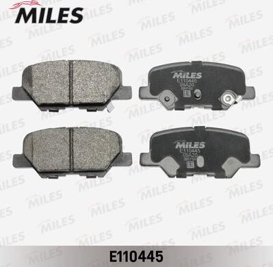 Miles E110445 - Гальмівні колодки, дискові гальма autocars.com.ua