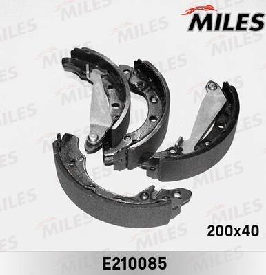 Miles E210085 - Комплект гальм, барабанний механізм autocars.com.ua