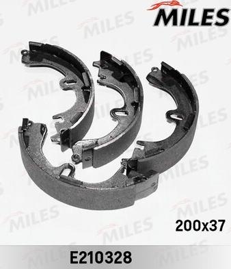 Miles e210328 - Комплект тормозных колодок, барабанные autodnr.net