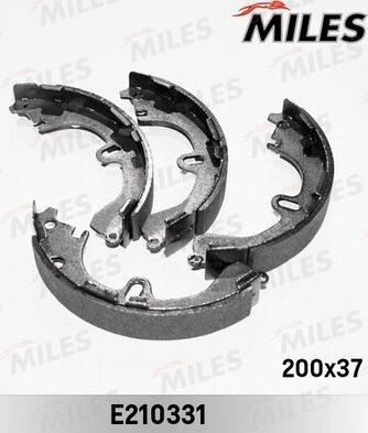 Miles E210331 - Комплект тормозных колодок, барабанные avtokuzovplus.com.ua