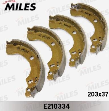 Miles e210334 - Комплект тормозных колодок, барабанные autodnr.net