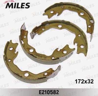 Miles E210582 - Комплект гальм, ручник, парковка autocars.com.ua