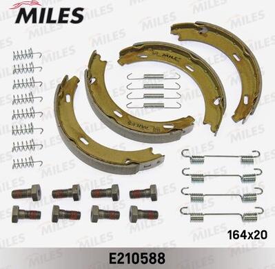 Miles E210588 - Комплект гальм, ручник, парковка autocars.com.ua