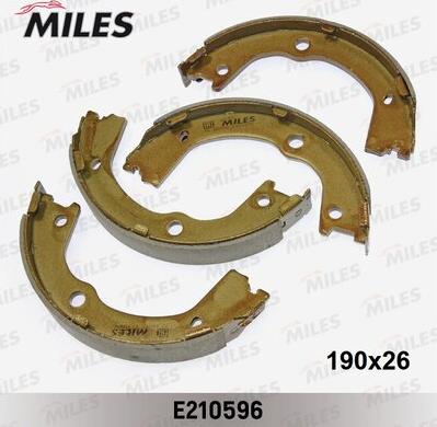 Miles E210596 - Комплект гальм, ручник, парковка autocars.com.ua