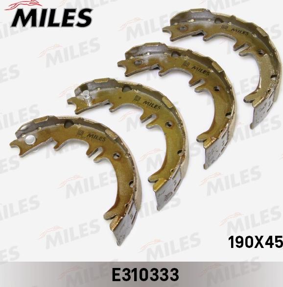 Miles E310333 - Комплект гальм, ручник, парковка autocars.com.ua