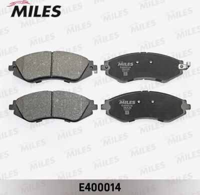 Miles E400014 - Гальмівні колодки, дискові гальма autocars.com.ua