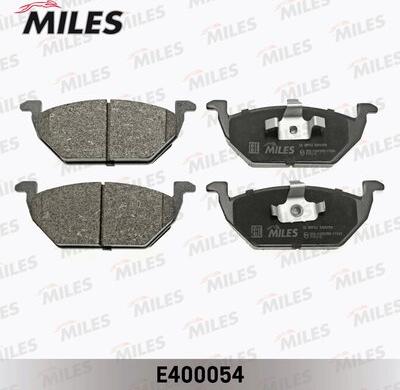 Miles E400054 - Тормозные колодки, дисковые, комплект avtokuzovplus.com.ua
