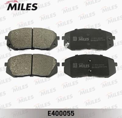 Miles E400055 - Колодки тормозные HYUNDAI ix35 10--KIA SPORTAGE 10--CARENS 02- передние autodnr.net