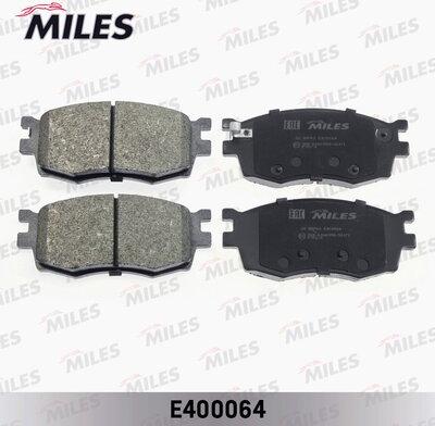 Miles E400064 - Тормозные колодки, дисковые, комплект avtokuzovplus.com.ua