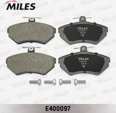 Miles E400097 - Гальмівні колодки, дискові гальма autocars.com.ua