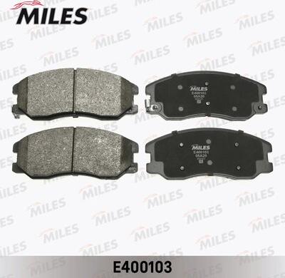 Miles E400103 - Гальмівні колодки, дискові гальма autocars.com.ua