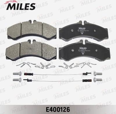 Miles E400126 - Колодки тормозные MERCEDES SPRINTER 901-904 95-06-VW LT 28-46 96-06 пер.-зад. autodnr.net