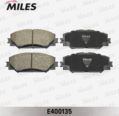 Miles E400135 - Колодки тормозные TOYOTA AURIS 1.4-1.6 07--COROLLA 1.4 07--RAV 4 06- передние autodnr.net