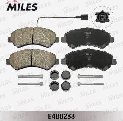 Miles E400283 - Тормозные колодки, дисковые, комплект avtokuzovplus.com.ua