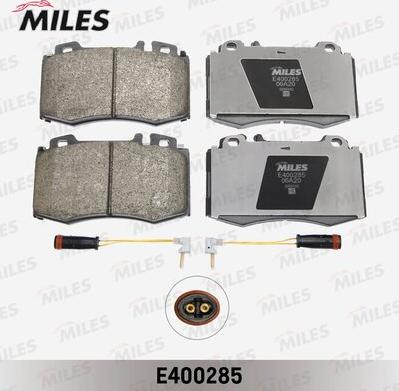 Miles E400285 - Гальмівні колодки, дискові гальма autocars.com.ua