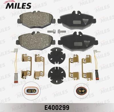Miles E400299 - Гальмівні колодки, дискові гальма autocars.com.ua