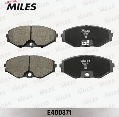 Miles E400371 - Тормозные колодки, дисковые, комплект avtokuzovplus.com.ua