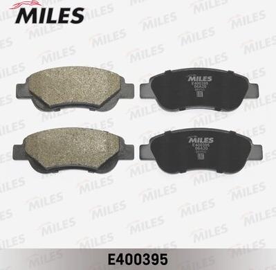 Miles E400395 - Тормозные колодки, дисковые, комплект avtokuzovplus.com.ua