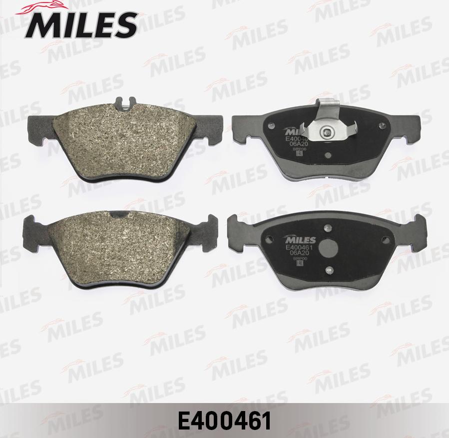 Miles E400461 - Гальмівні колодки, дискові гальма autocars.com.ua