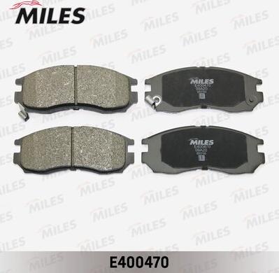 Miles E400470 - Тормозные колодки, дисковые, комплект avtokuzovplus.com.ua