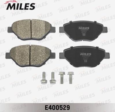 Miles E400529 - Тормозные колодки, дисковые, комплект avtokuzovplus.com.ua