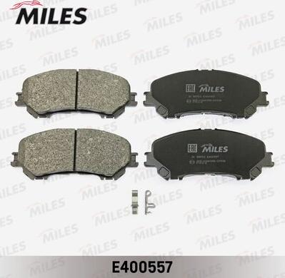 Miles E400557 - Гальмівні колодки, дискові гальма autocars.com.ua