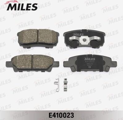 Miles E410023 - Гальмівні колодки, дискові гальма autocars.com.ua