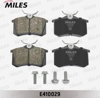 Miles E410029 - Тормозные колодки, дисковые, комплект autodnr.net