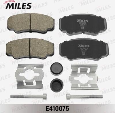 Miles E410075 - Тормозные колодки, дисковые, комплект avtokuzovplus.com.ua