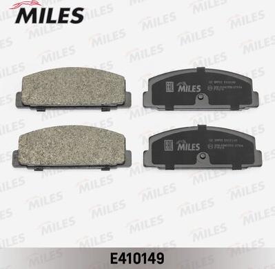 Miles E410149 - Гальмівні колодки, дискові гальма autocars.com.ua