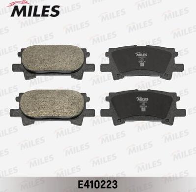 Miles E410223 - Гальмівні колодки, дискові гальма autocars.com.ua