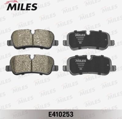 Miles E410253 - Гальмівні колодки, дискові гальма autocars.com.ua