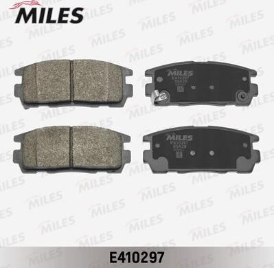 Miles E410297 - Тормозные колодки, дисковые, комплект avtokuzovplus.com.ua