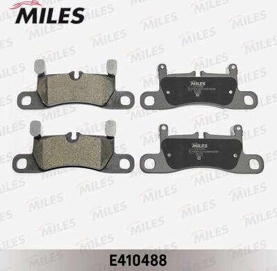 Miles E410488 - Гальмівні колодки, дискові гальма autocars.com.ua