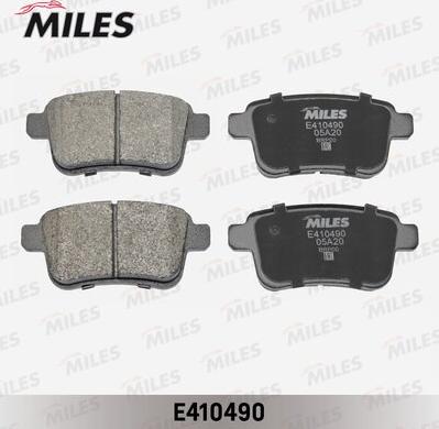 Miles E410490 - Гальмівні колодки, дискові гальма autocars.com.ua