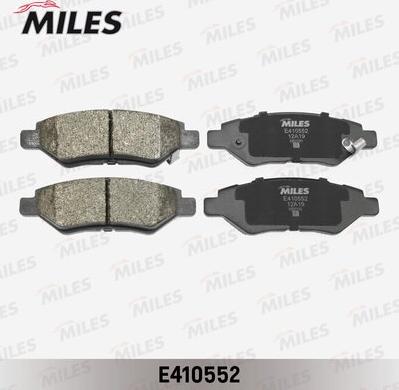 Miles E410552 - Тормозные колодки, дисковые, комплект avtokuzovplus.com.ua