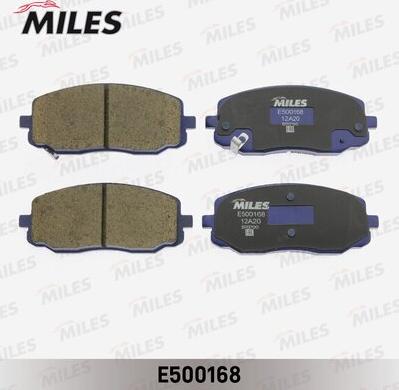 Miles E500168 - Тормозные колодки, дисковые, комплект avtokuzovplus.com.ua