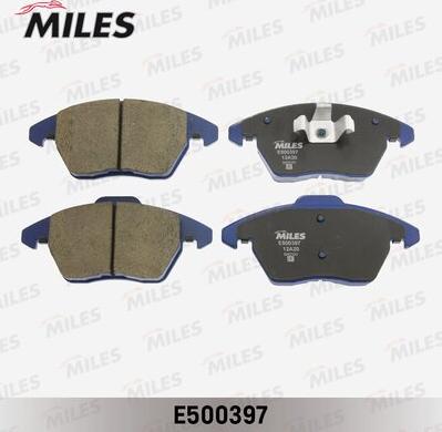 Miles E500397 - Гальмівні колодки, дискові гальма autocars.com.ua
