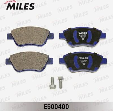 Miles E500400 - Гальмівні колодки, дискові гальма autocars.com.ua