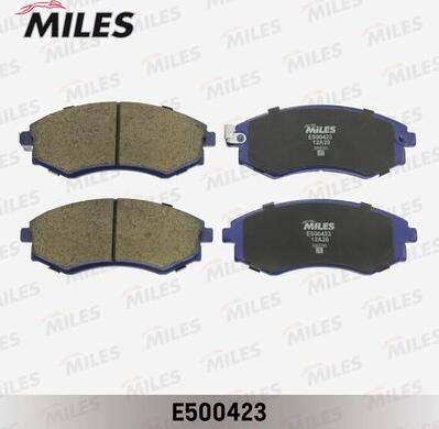 Miles E500423 - Гальмівні колодки, дискові гальма autocars.com.ua