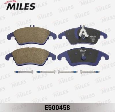 Miles E500458 - Гальмівні колодки, дискові гальма autocars.com.ua