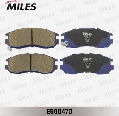 Miles E500470 - Тормозные колодки, дисковые, комплект avtokuzovplus.com.ua
